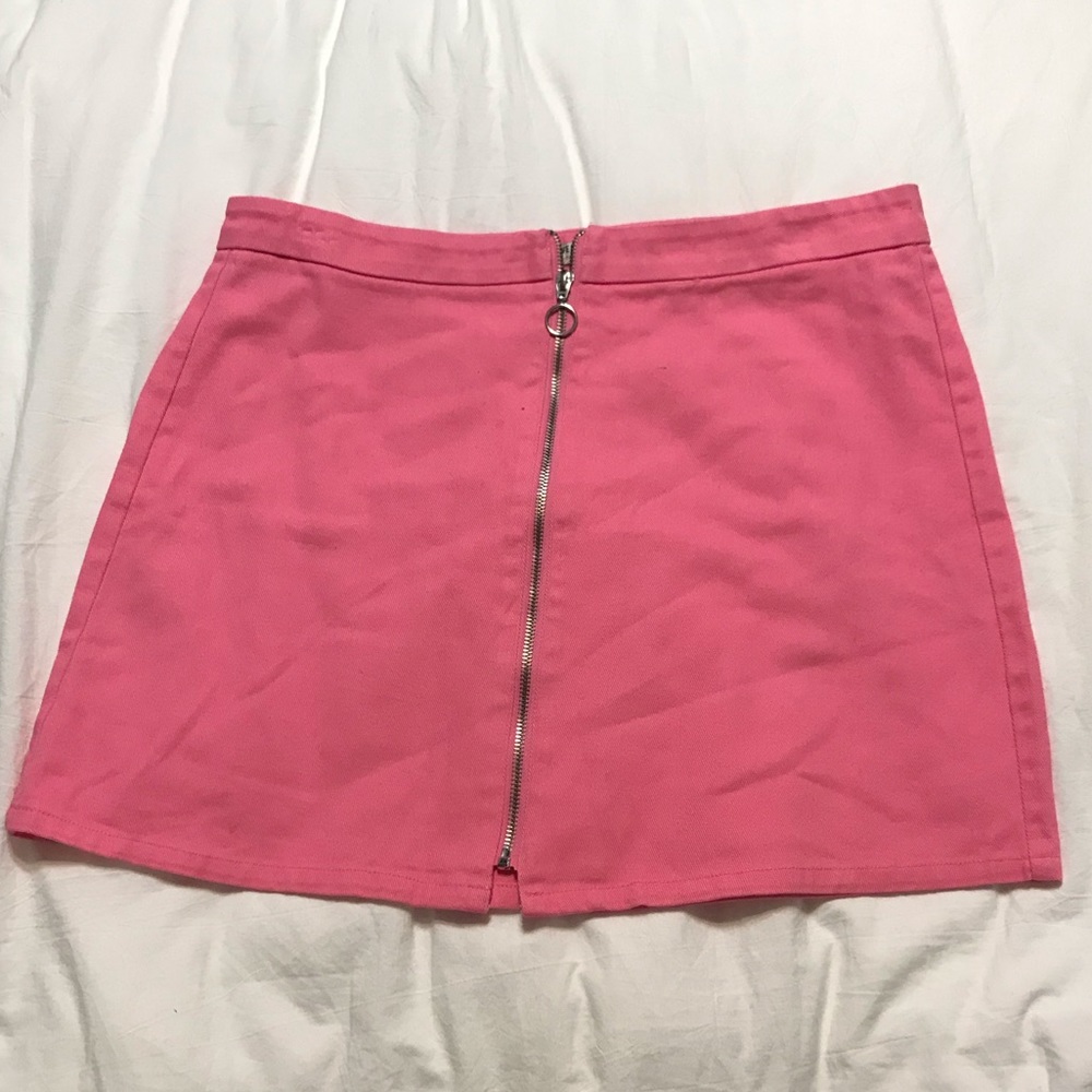 Pink skirt